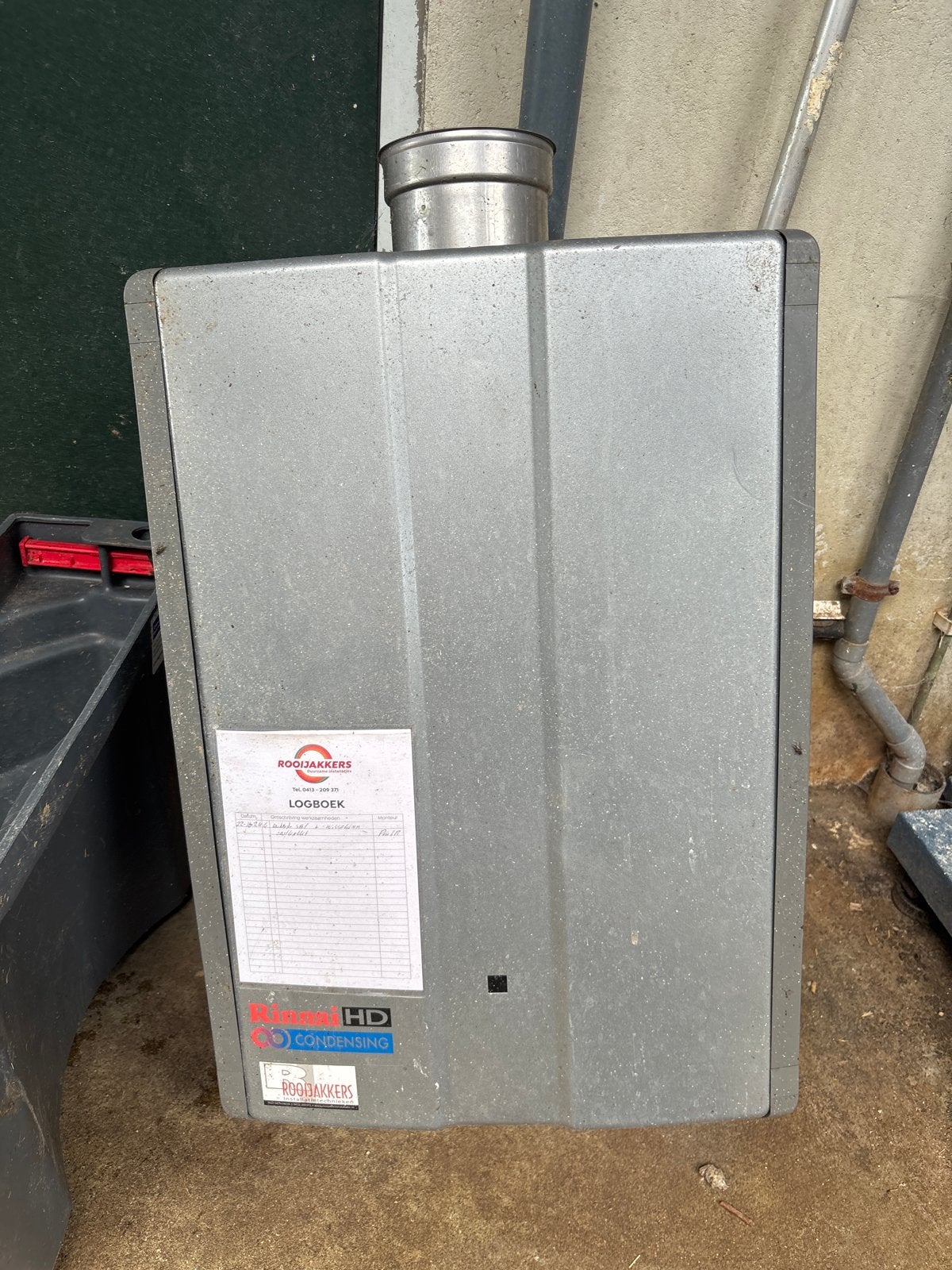 Rinnai HD Condensing Doorstroom Geiser Propaan, Gebruikt, Geiser, Ophalen of Verzenden, Minder dan 20 liter