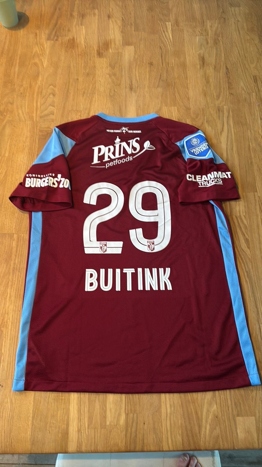 Matchworn Vitesse shirt Airborne wedstrijd, Verzamelen, Ophalen of Verzenden, Zo goed als nieuw, Vitesse, Shirt