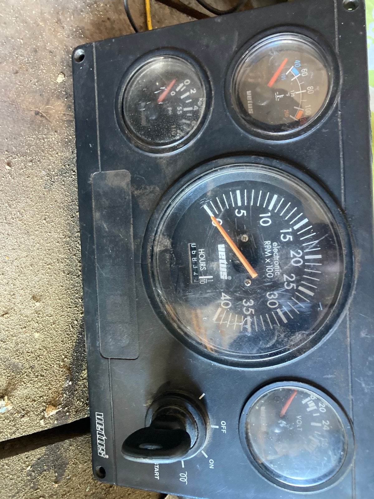Vetus dasboard, Ophalen, Gebruikt, Binnenboordmotor, Diesel