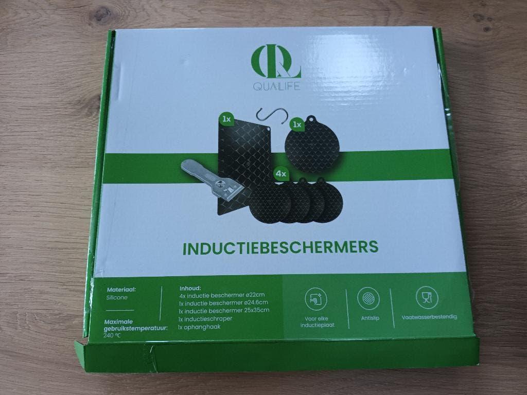Qualife inductiebeschermers inductie beschermers schraper, Huis en Inrichting, Keuken | Keukenbenodigdheden, Gebruikt, Ophalen of Verzenden