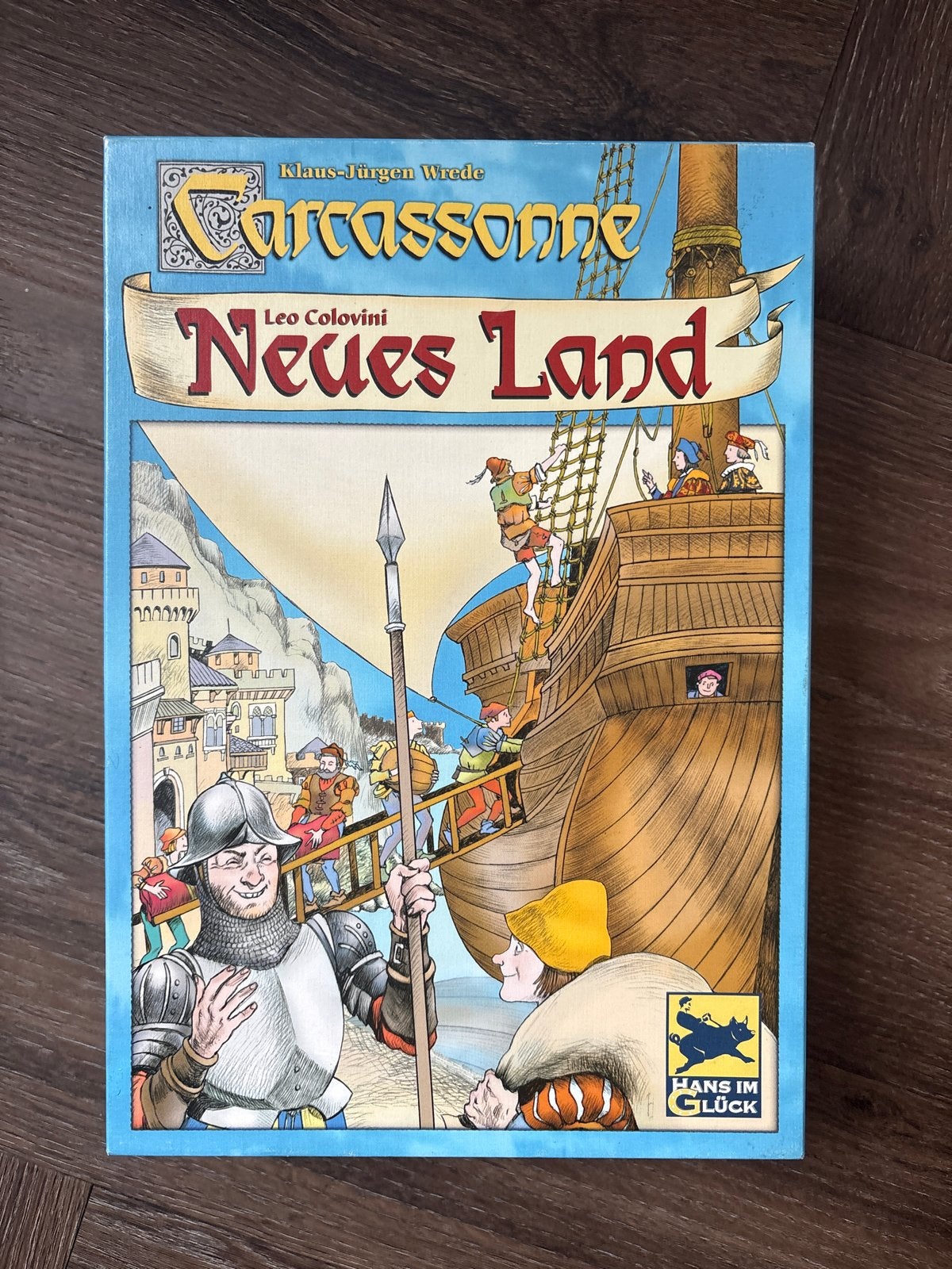 Carcassonne Overzee- Duitse versie, taal onafhankelijk, Hobby en Vrije tijd, Drie of vier spelers, Ophalen of Verzenden, Gebruikt