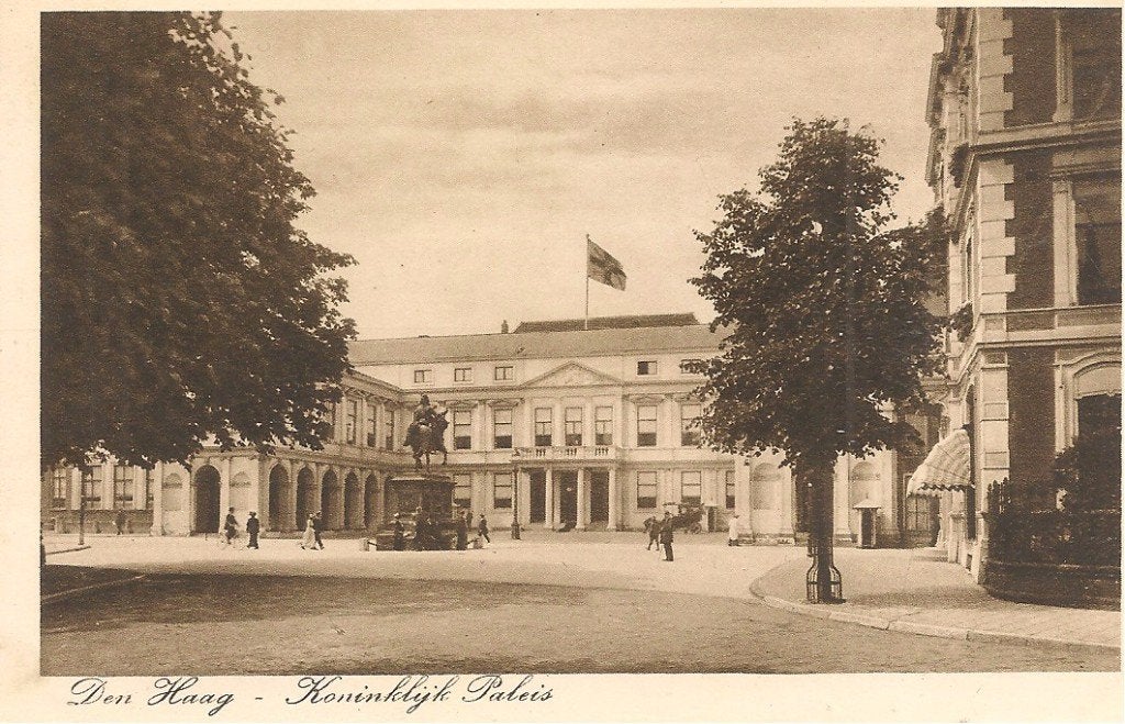 Den Haag  Koninklijk Paleis., Ophalen of Verzenden, 1920 tot 1940, Ongelopen, Zuid-Holland