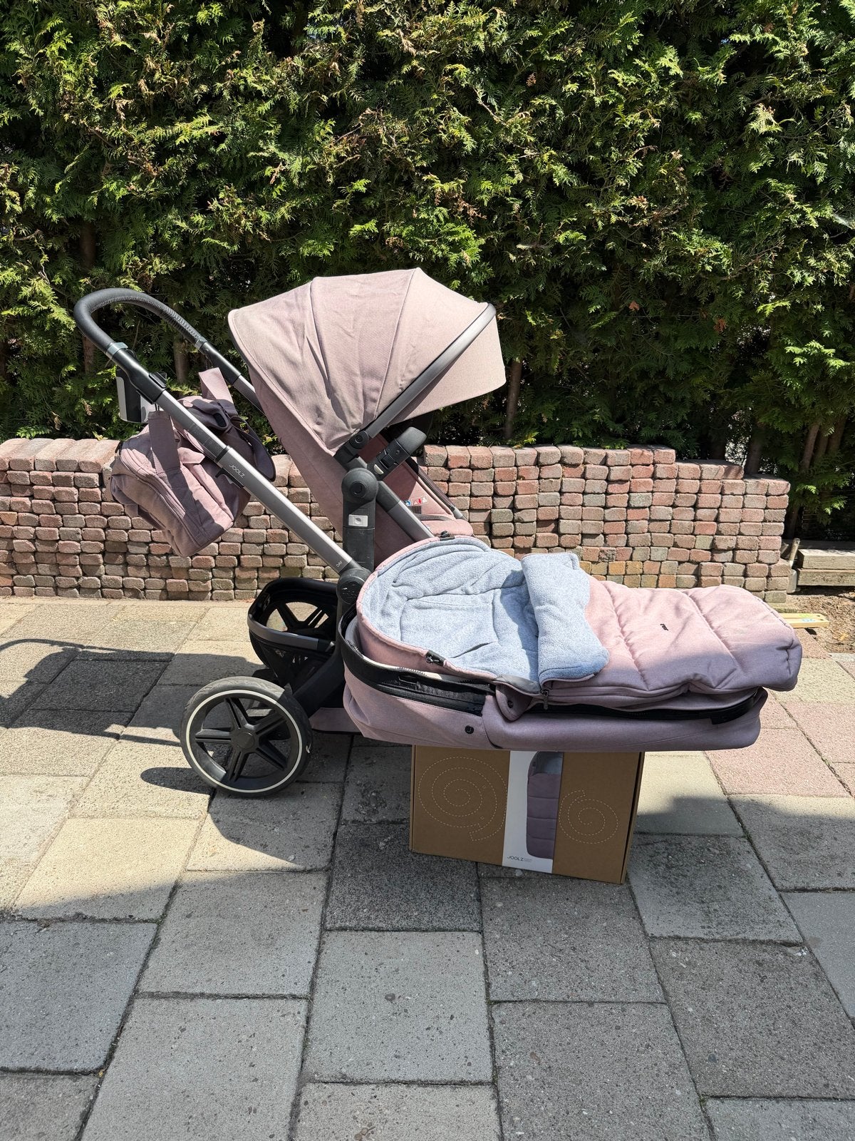 Joolz Day 3 kinderwagen met reiswieg en voetenzak, Overige merken, Ophalen of Verzenden, Zo goed als nieuw, Combiwagen