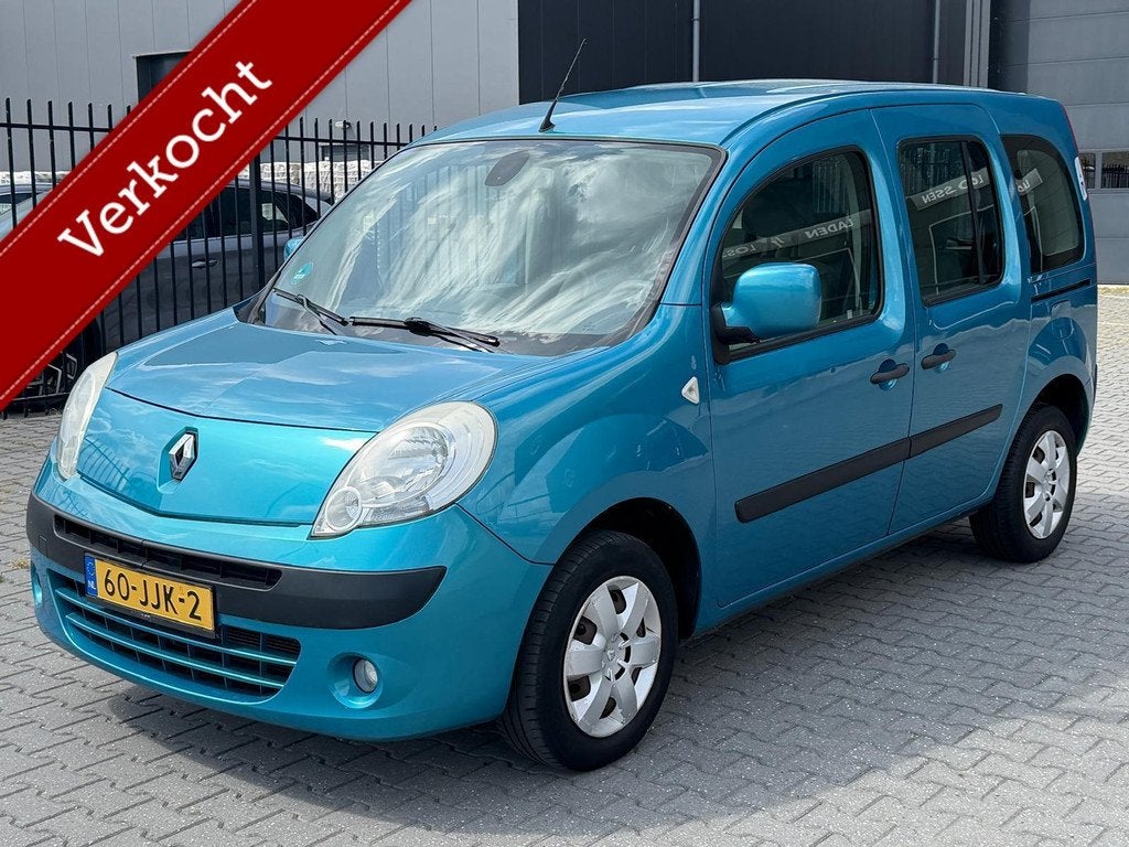 Renault Kangoo Family 1.6-16V Expression/AIRCO/APK/INRUILK., Auto's, 1373 kg, Gebruikt, 4 cilinders, Blauw