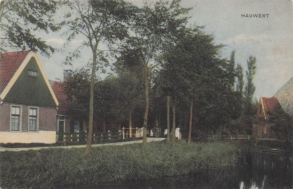 703-016-011 Hauwert Briefkaart, Ophalen of Verzenden, Voor 1920, Noord-Holland