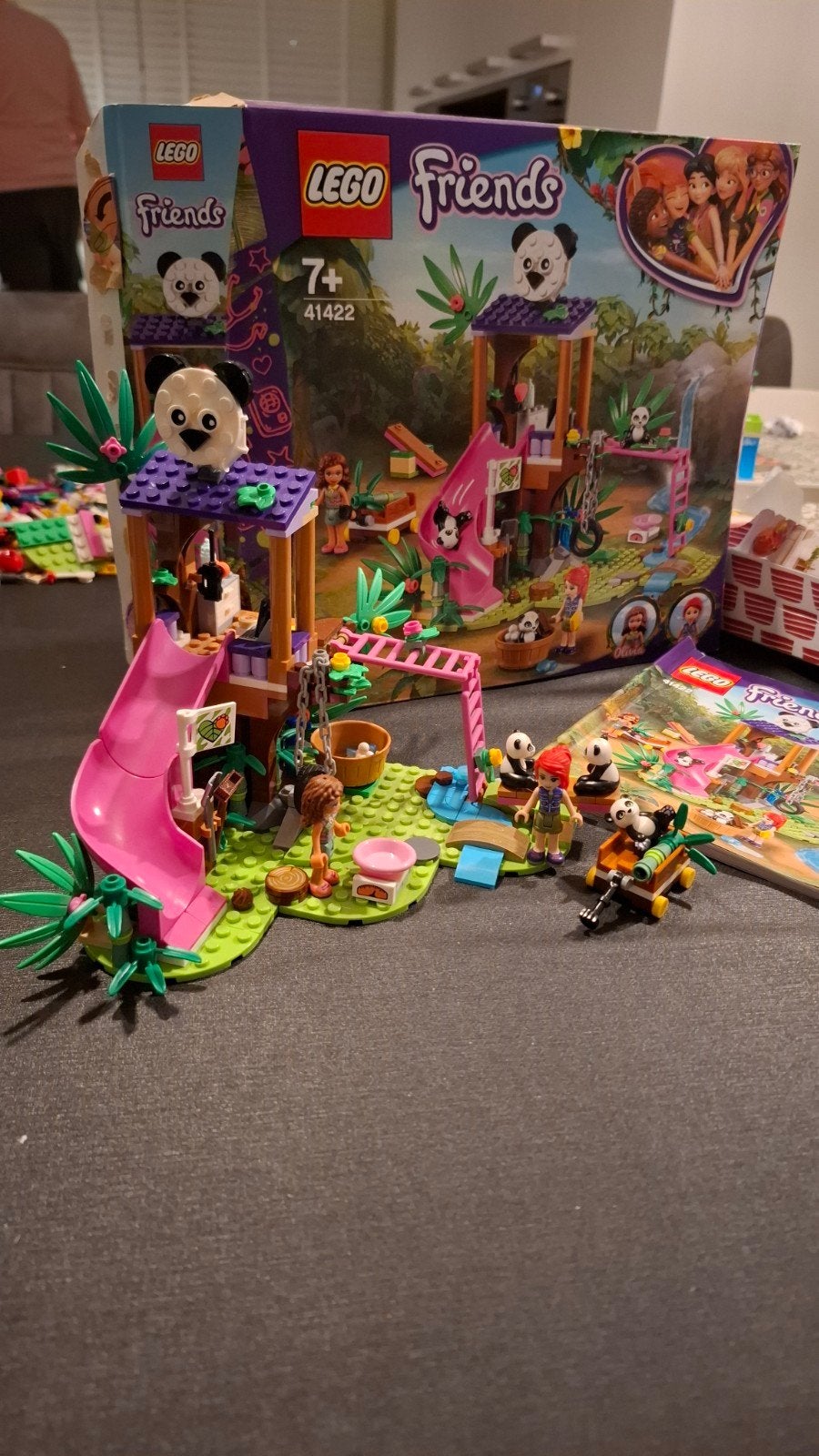 LEGO Friends Panda Jungle Boomhut 41422 incl doos en boekje, Ophalen of Verzenden, Zo goed als nieuw