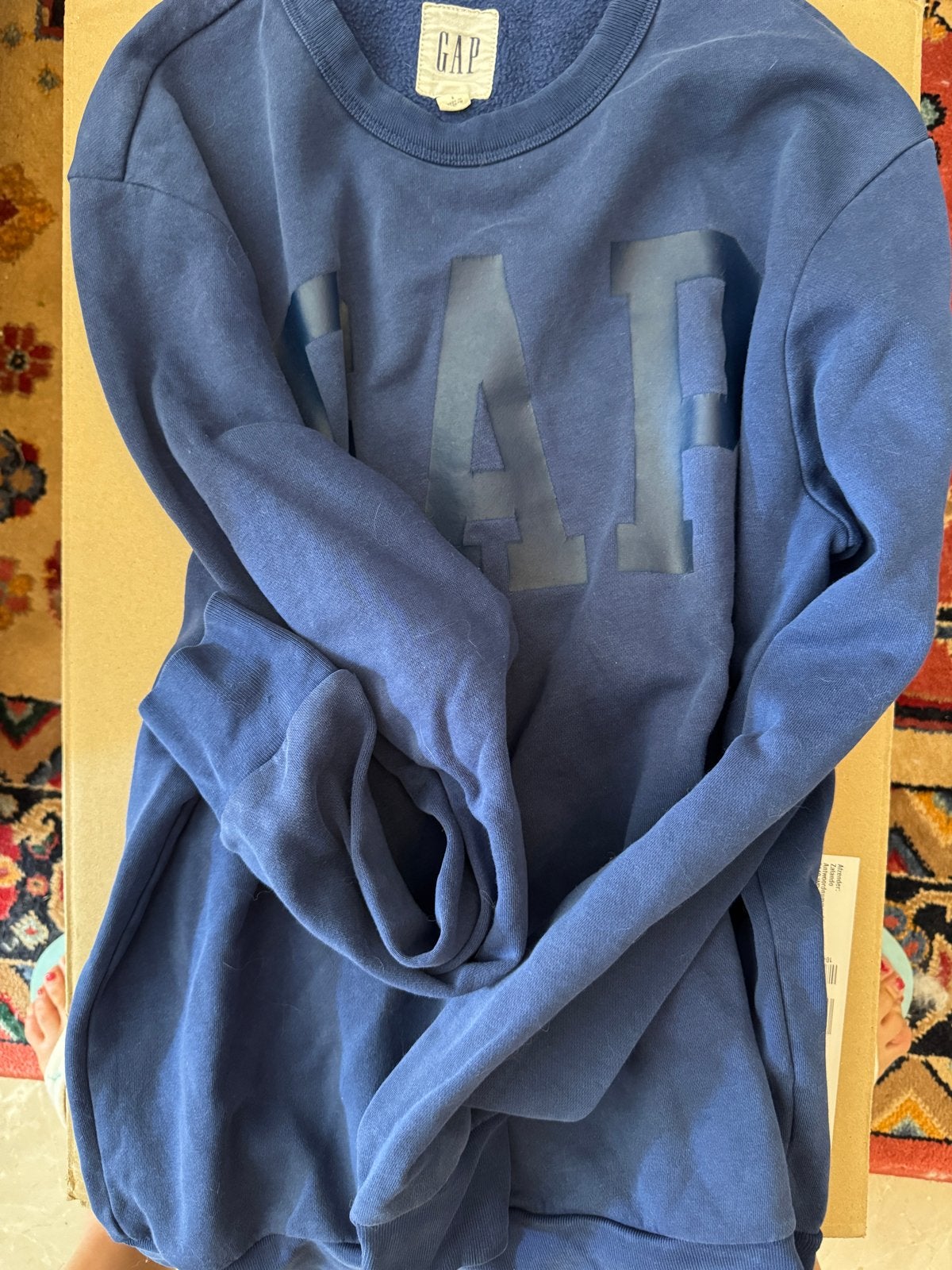 GAP sweater blauw maat S met lichte gebruikssporen, Ophalen of Verzenden, Gedragen, Maat 36 (S), Blauw