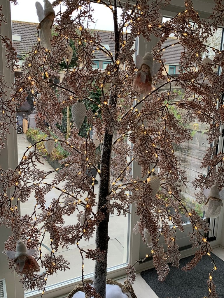 licht rose (sneeuw-) kerstboom, Diversen, Ophalen, Zo goed als nieuw