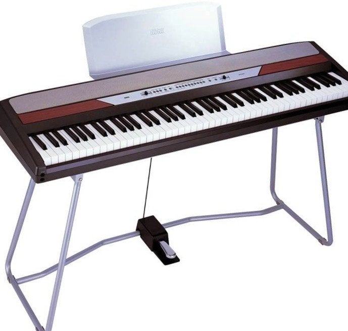 Korg SP-250 Digitale Piano met standaard + pedaal, Ophalen, Gebruikt, Zwart, Digitaal