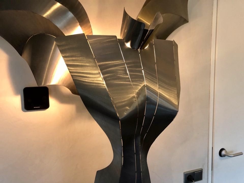 Vintage XXL vloerlamp vloer lamp Angel Engel by Stubenrauch, Ophalen, Zo goed als nieuw, Overige materialen, 200 cm of meer