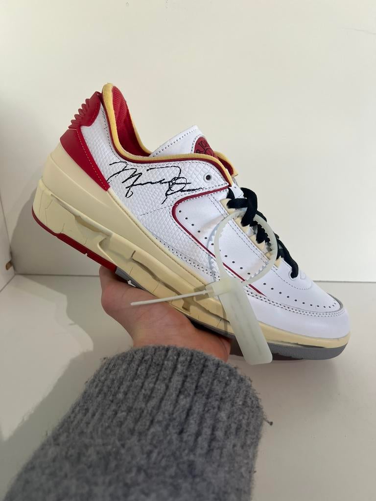 Nike Air Jordan 2 X Off-White White Red, ., Wit, Nieuw, Ophalen of Verzenden