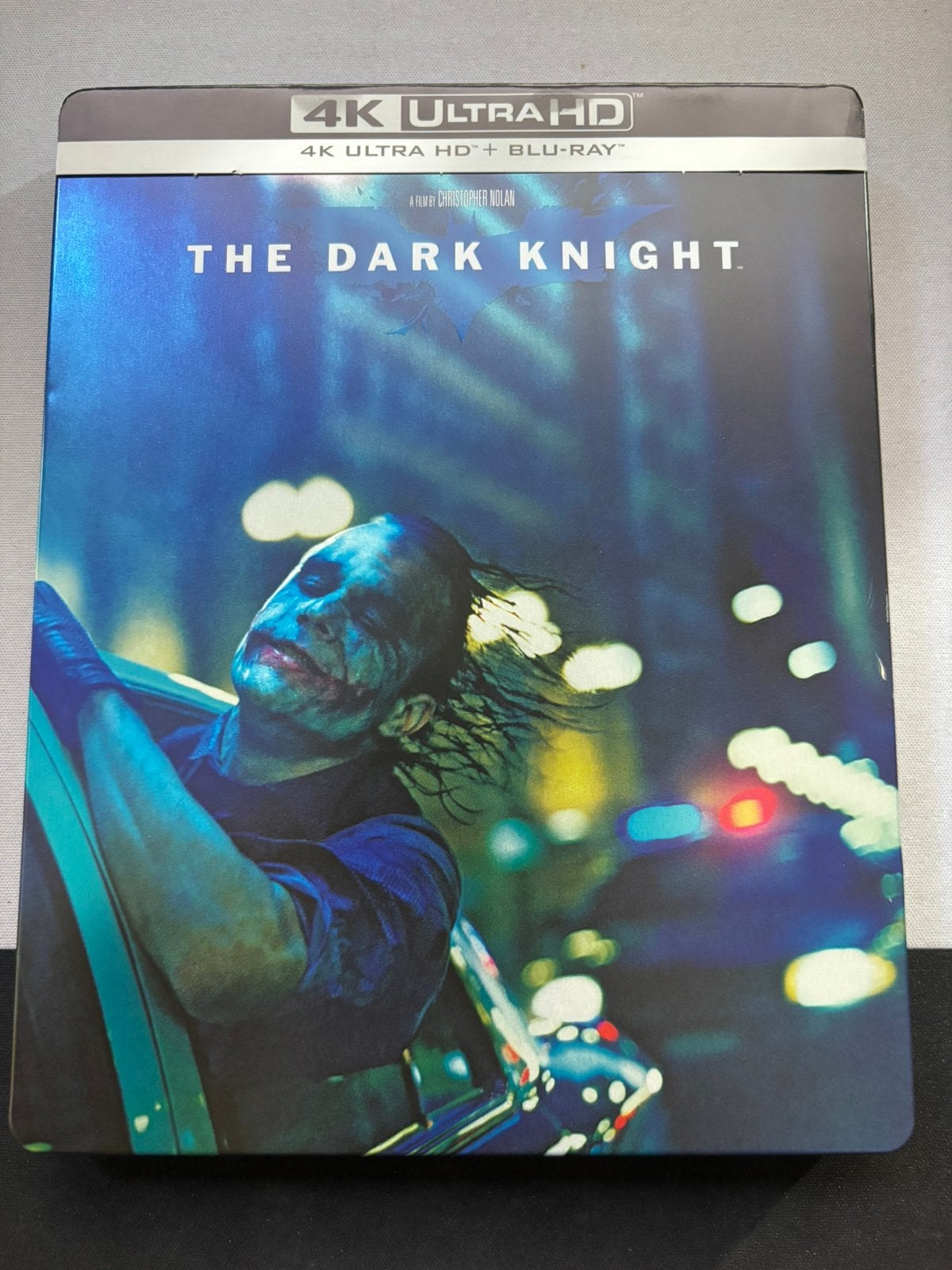 The Dark Knight Steelbook 4K Ultra HD Blu-Ray (zeldzaam), Cd's en Dvd's, -, -, Actie, Ophalen of Verzenden