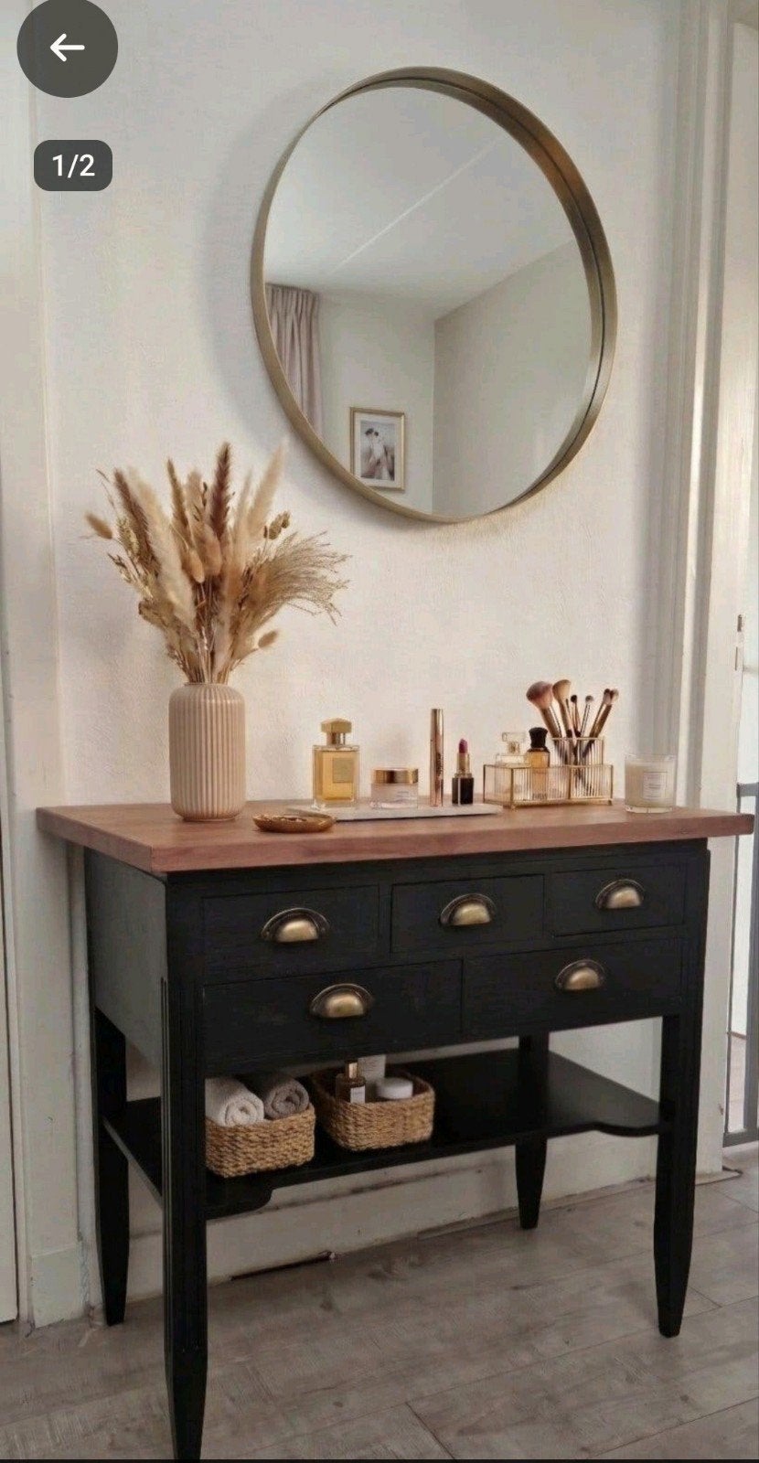 vintage kaptafel, Ophalen