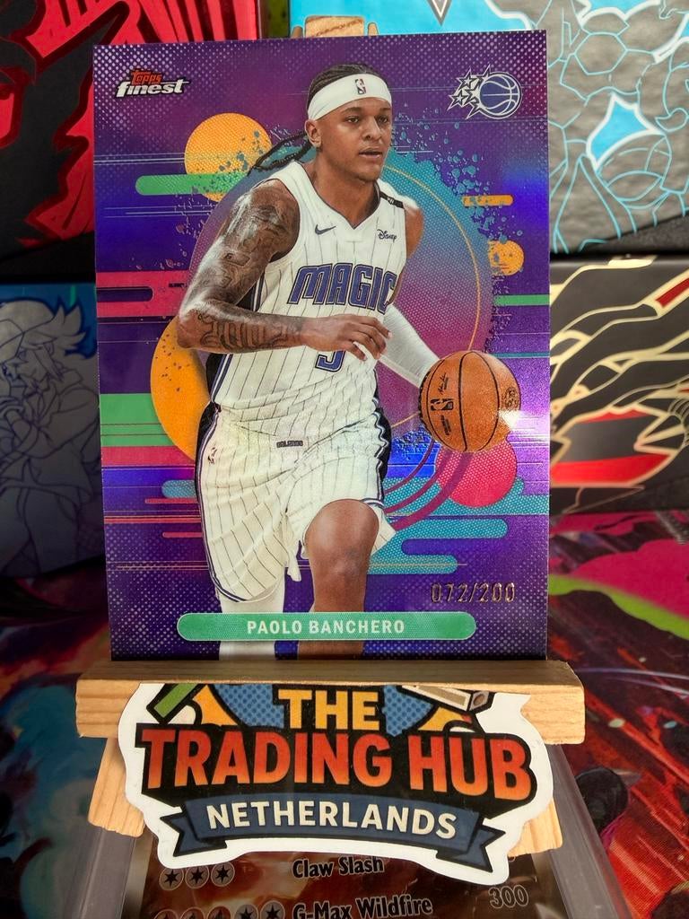 Paolo Banchero Purple Refractor 072/200 Topps Finest, Verzenden, Zo goed als nieuw, Losse kaart, Foil