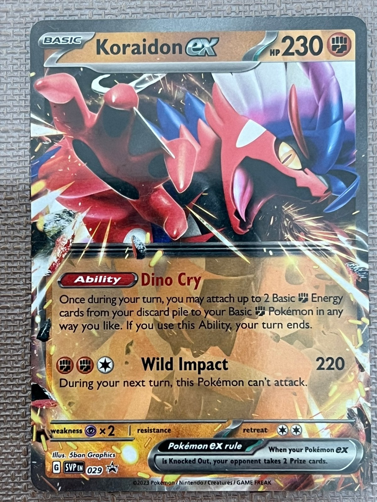 Pokemon Koraidon EX., Ophalen of Verzenden, Nieuw