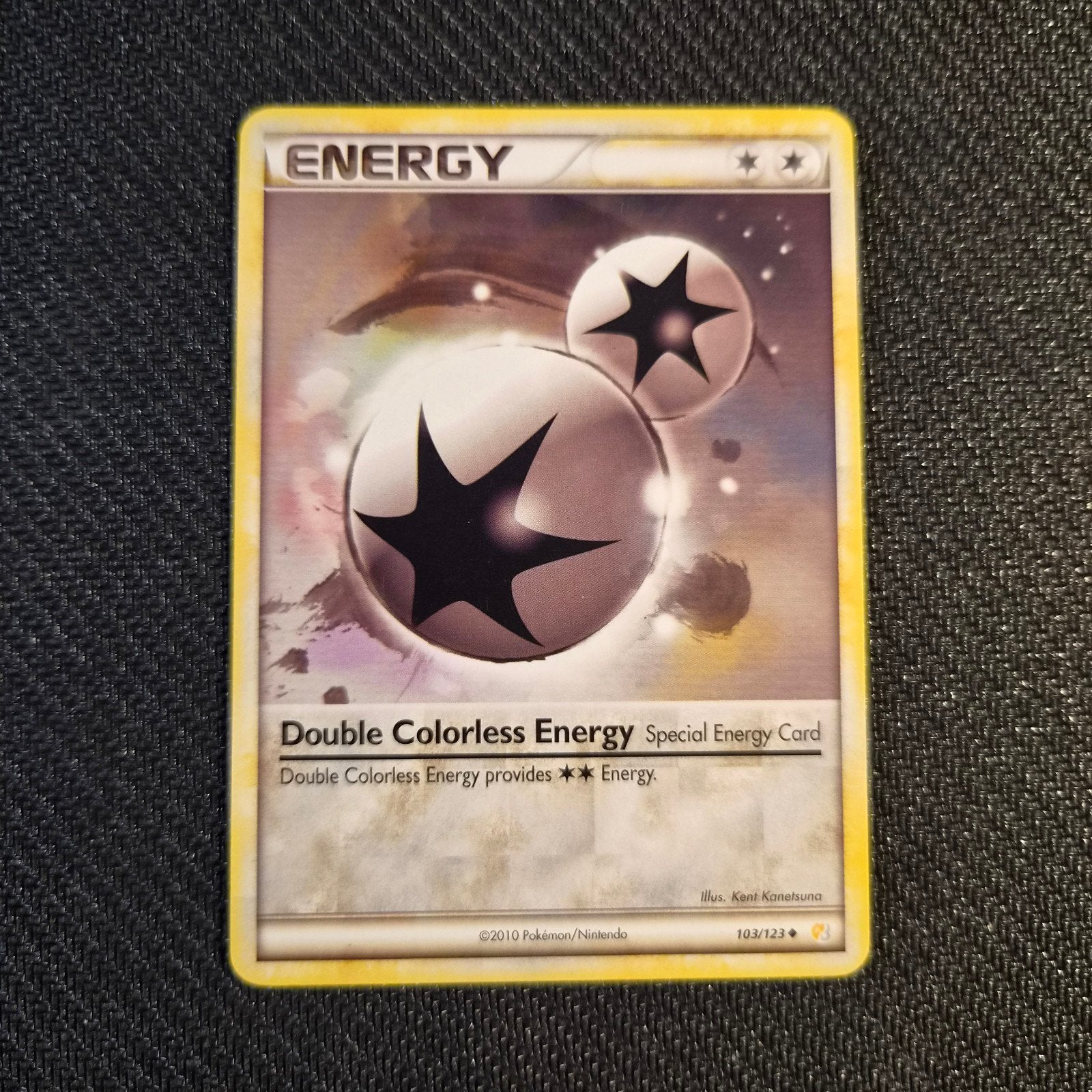 Pokémon Double Colorless Energy 103/123 HG/SS, Ophalen of Verzenden, Gebruikt, Losse kaart