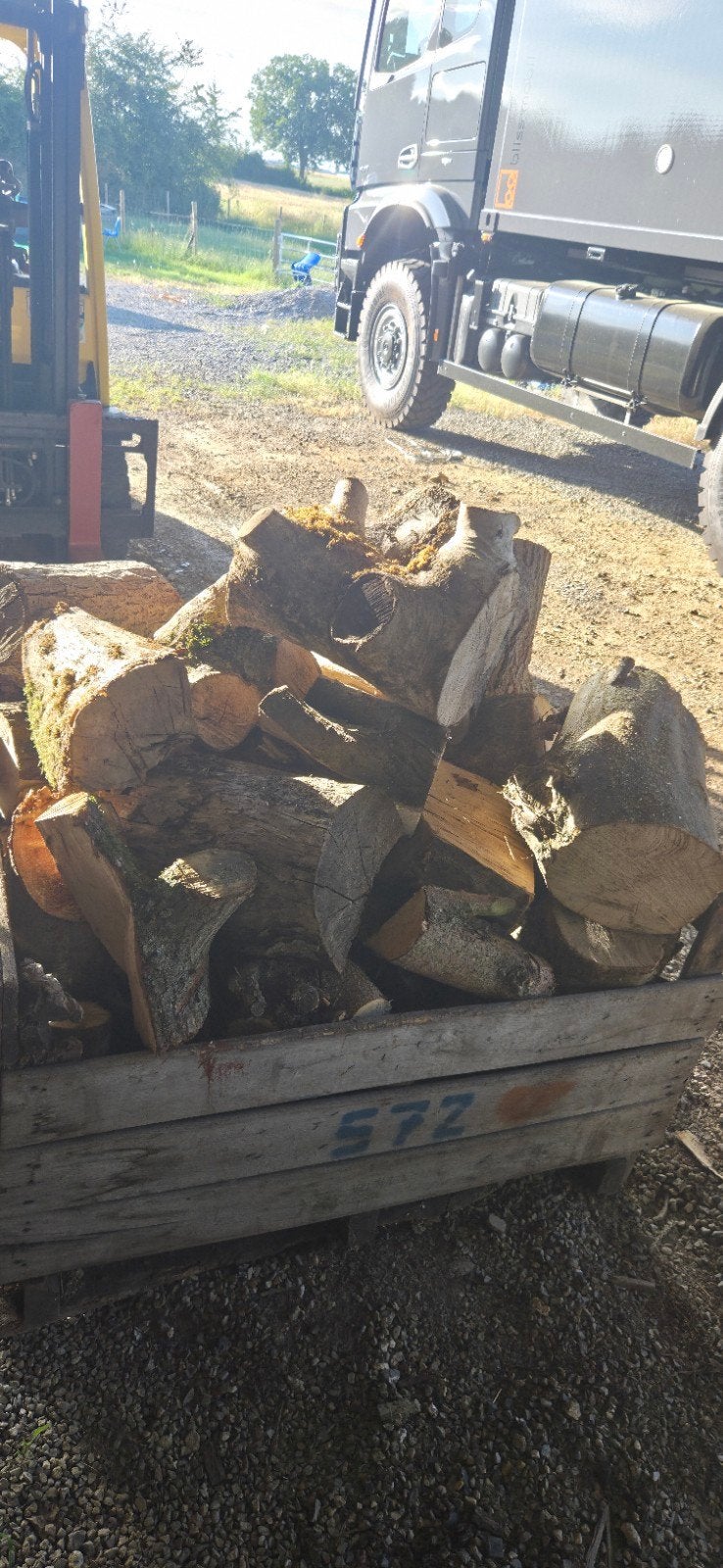 Reststukken zaagwerk brandhout stookhout, Tuin en Terras, Minder dan 3 m³, Ophalen