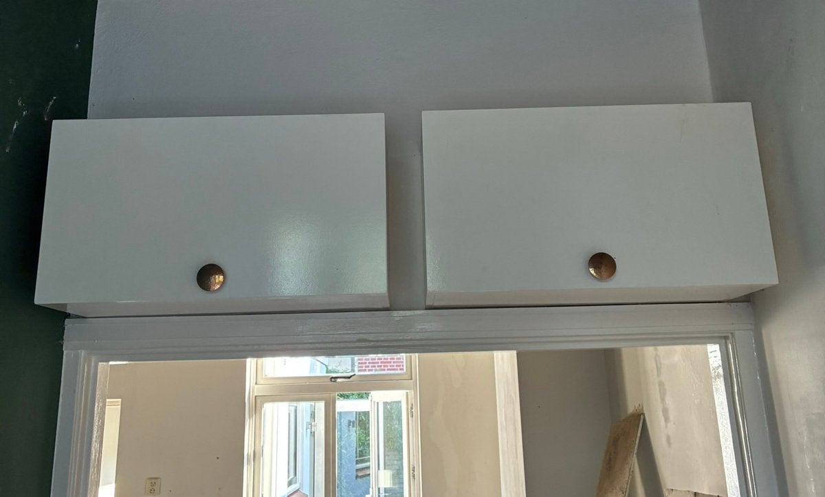 Hangkast / voorraadkast (2x) (73 x 40 x 30 cm), Ophalen, Gebruikt