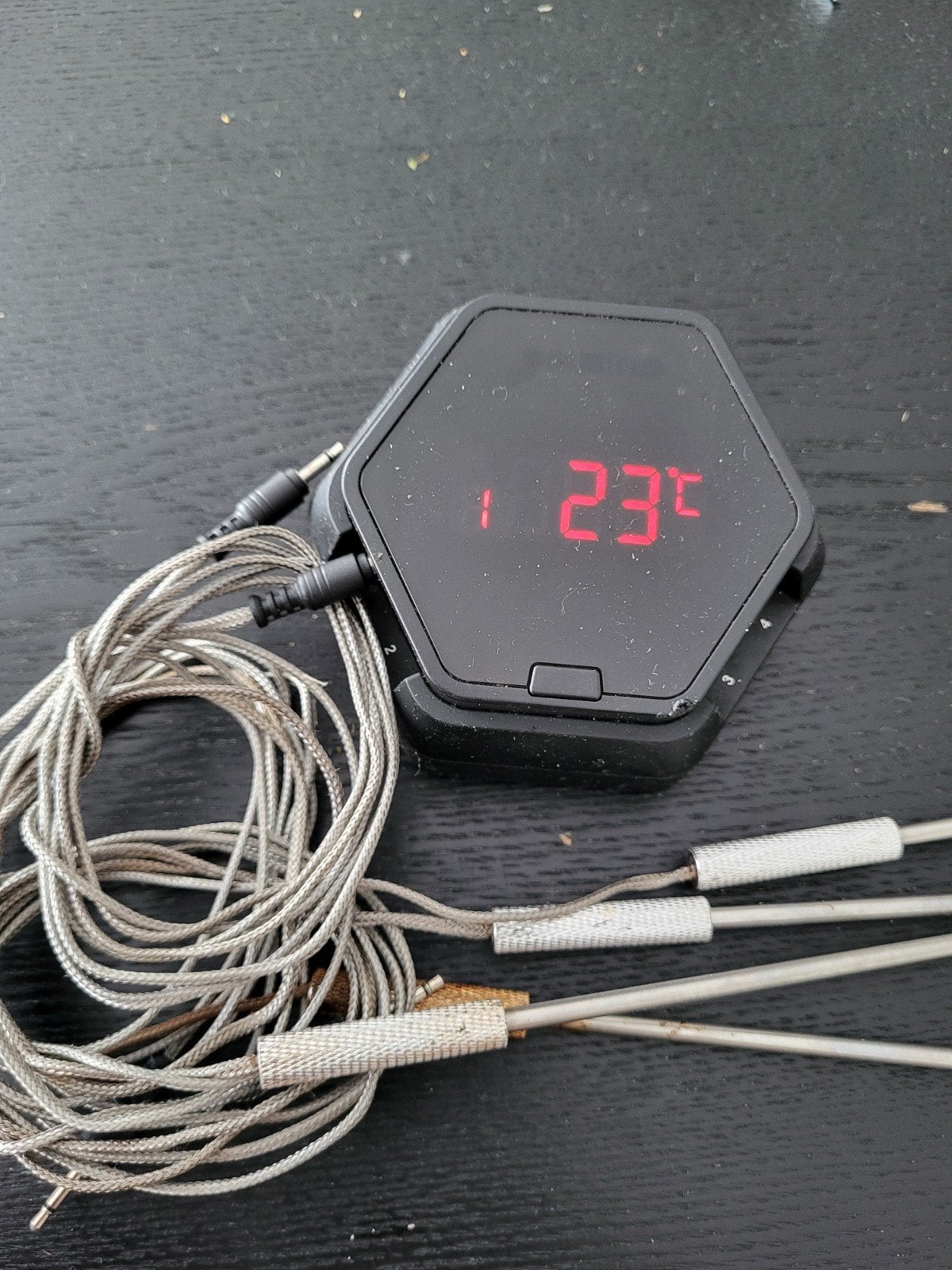 Inkbird IBT-6XS Bluetooth Thermometer met 4 Probes, Ophalen of Verzenden, Gebruikt