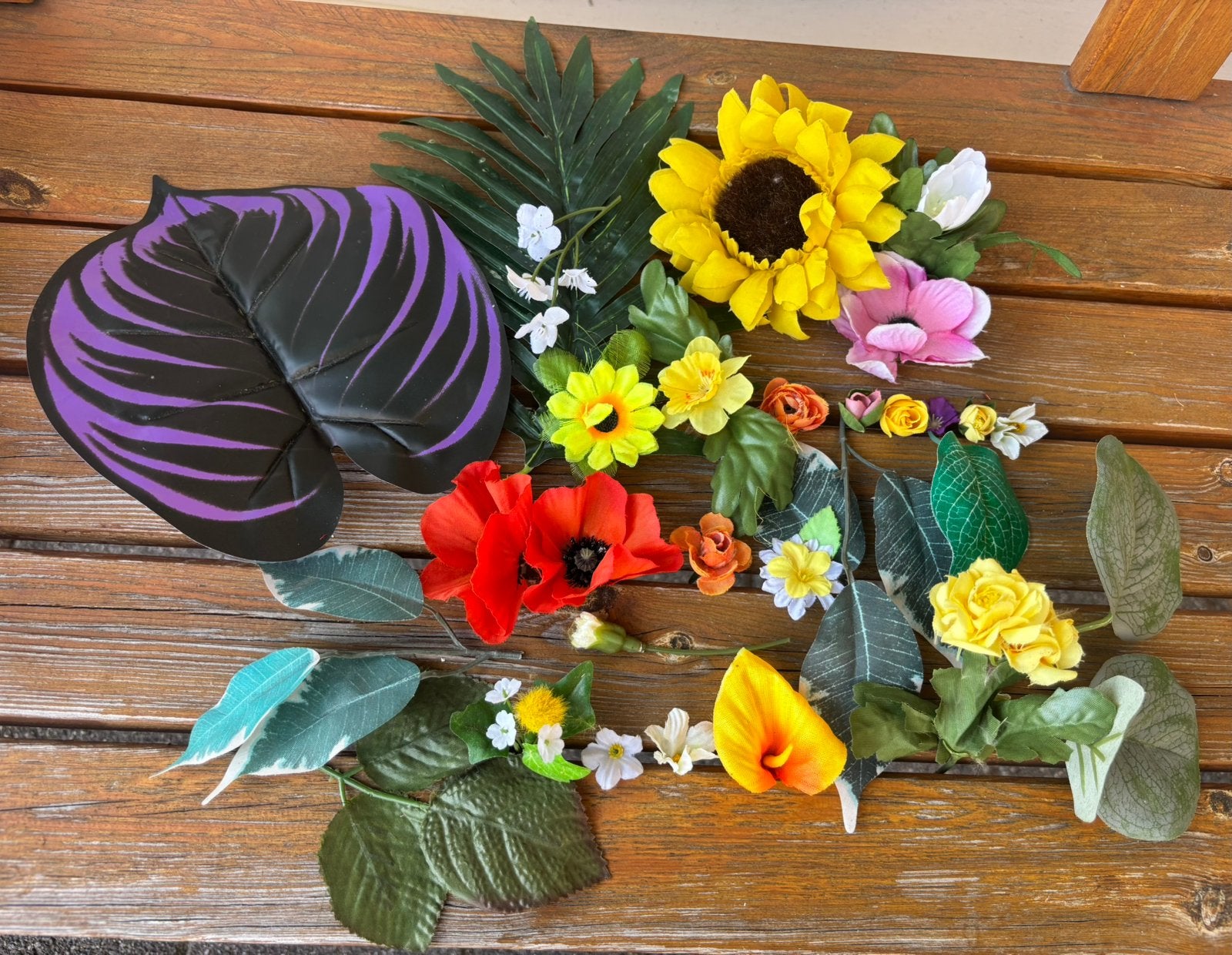 Diverse kunstbloemen nep bloemen | knutselen, Huis en Inrichting, Woonaccessoires | Kunstplanten en Kunstbloemen, Ophalen of Verzenden