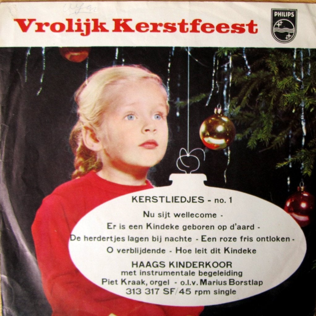 KERST	Haags Kinderkoor  Vrolijk Kerstfeest Kerstliedjes 1, Cd's en Dvd's, Fotohoes, 7 inch, Ophalen of Verzenden, Zo goed als nieuw