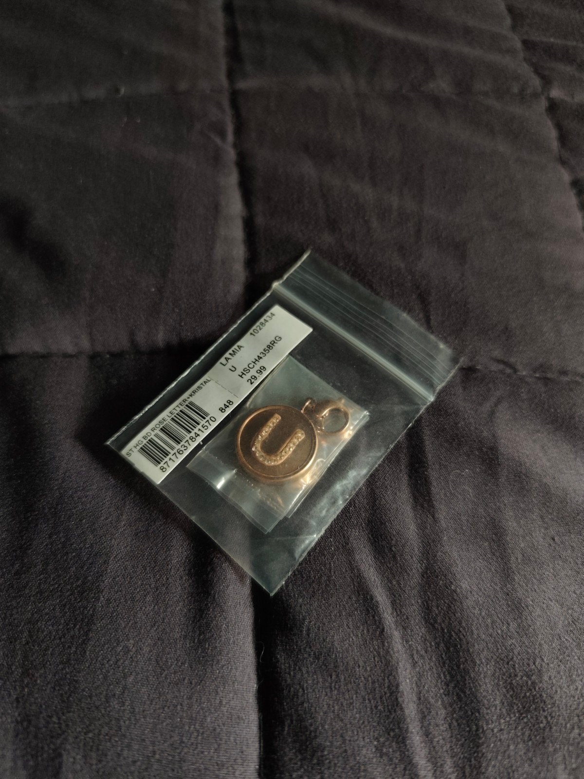 Lucardi letter U (armband)hanger, Overige merken, Overige materialen, Nieuw, Ophalen of Verzenden