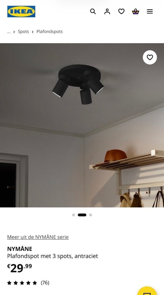 5 stuks Plafond verstelbare spotjes, Ophalen, Gebruikt, Modern, Verstelbaar