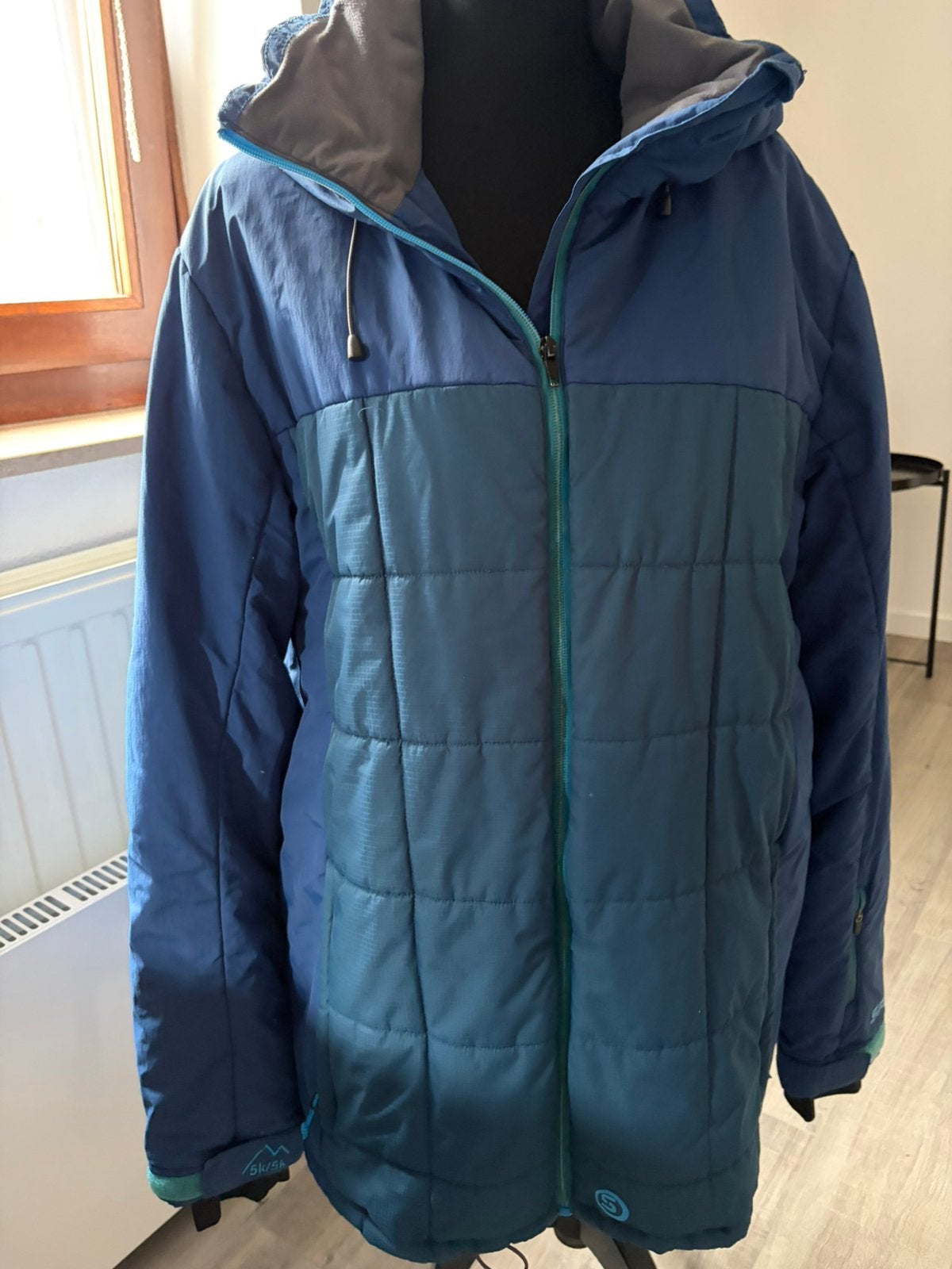 Te koop zgan  winterjas maat xi merk spex, Ophalen of Verzenden, Zo goed als nieuw, Maat 56/58 (XL), Blauw