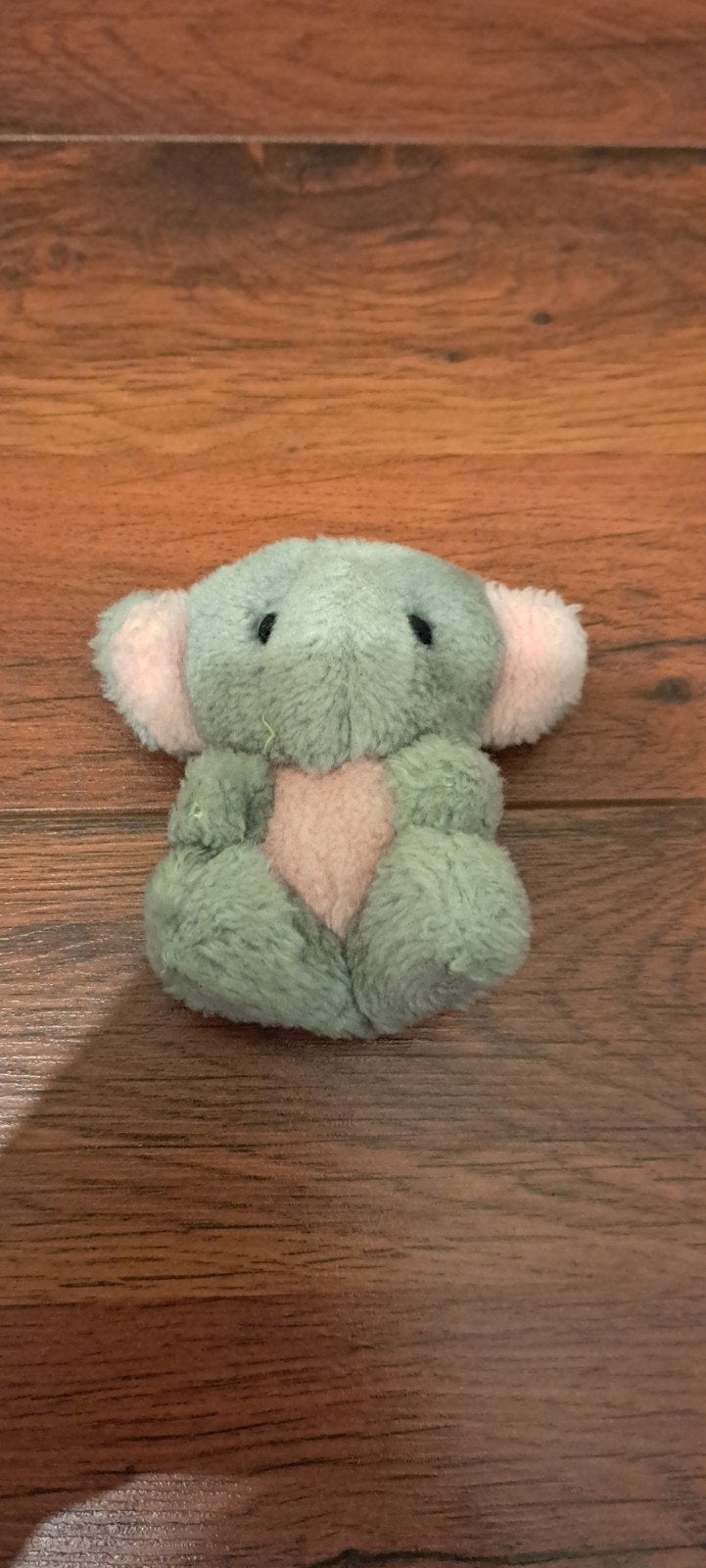 Olifant knuffel met roze oren 10 cm., Ophalen of Verzenden, Zo goed als nieuw, Olifant