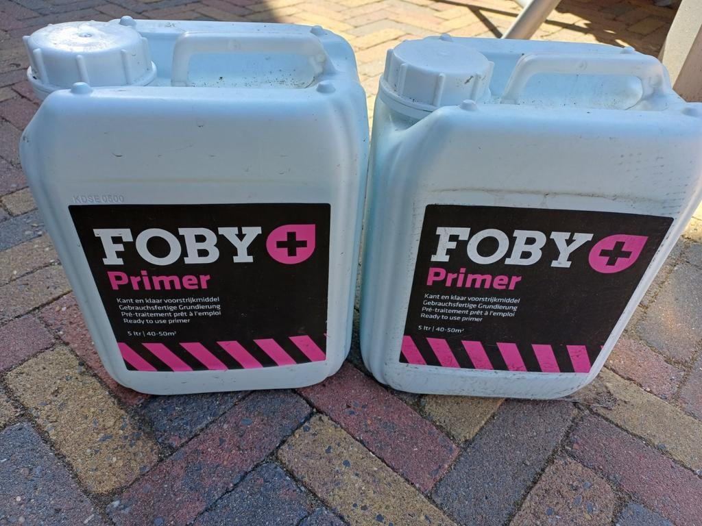 FOBY+ Primer - 5 liter voorstrijkmiddel, Ophalen of Verzenden, Nieuw