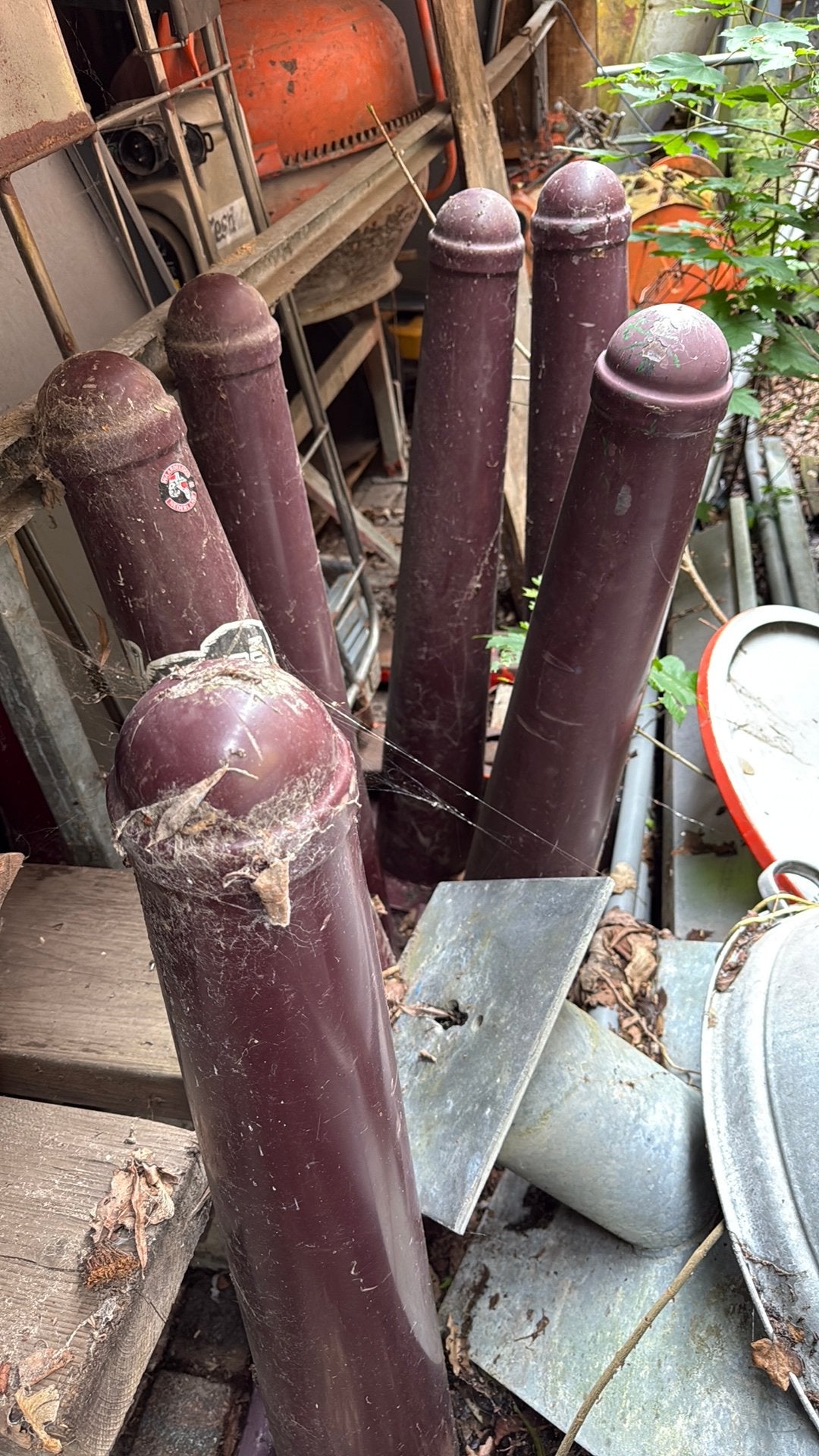 Amsterdamse paaltjes., Tuin en Terras, Palen, Balken en Planken, Ophalen, Zo goed als nieuw, Minder dan 180 cm, Palen