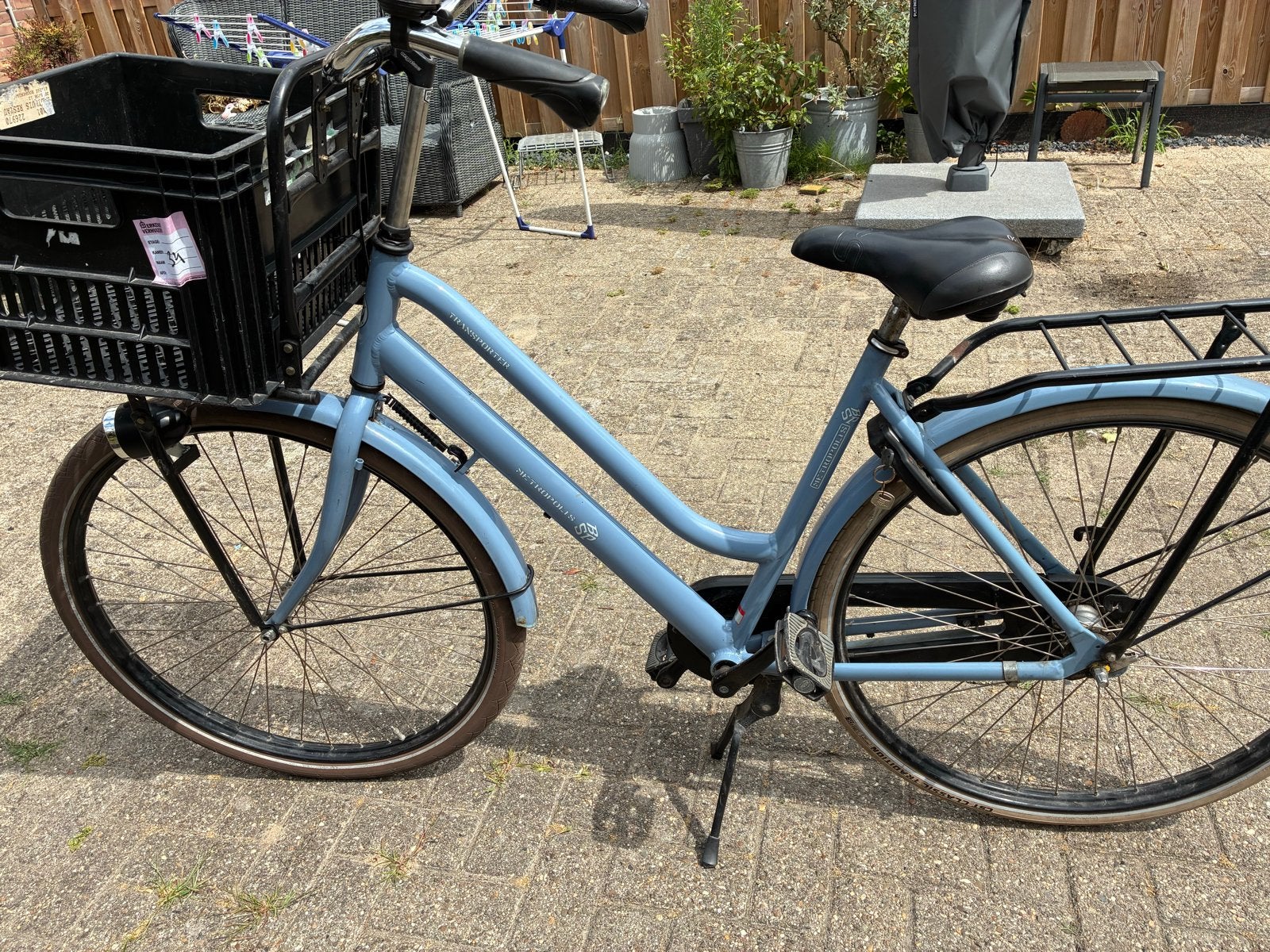BSA Transportfiets 53 cm met 3 versnellingen en terugtraprem, Fietsen en Brommers, Terugtraprem, Gebruikt, Versnellingen, 50 tot 53 cm