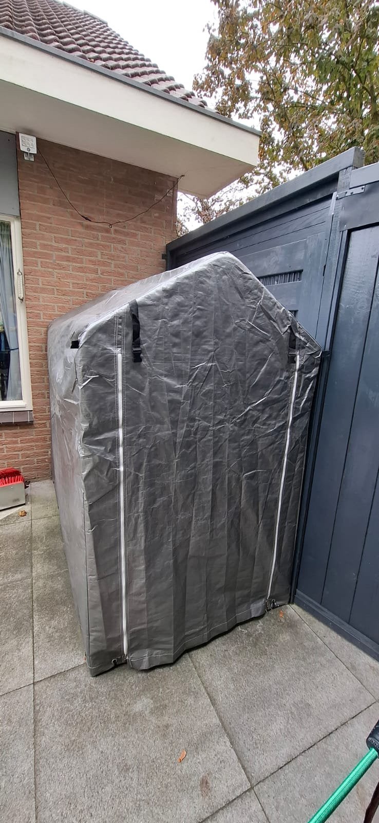 Opbergtent schuurtent tuintent, Ophalen, Zo goed als nieuw, Metaal, Overige typen