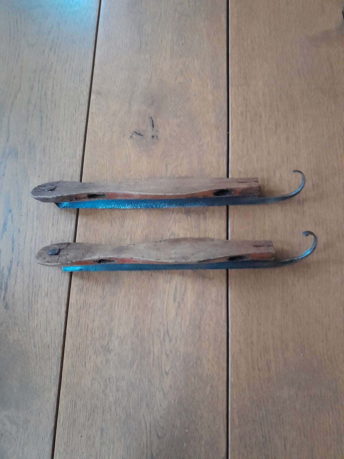 Oude krulschaatsen uit ca.1900., Antiek en Kunst, Antiek | Overige Antiek, Ophalen of Verzenden