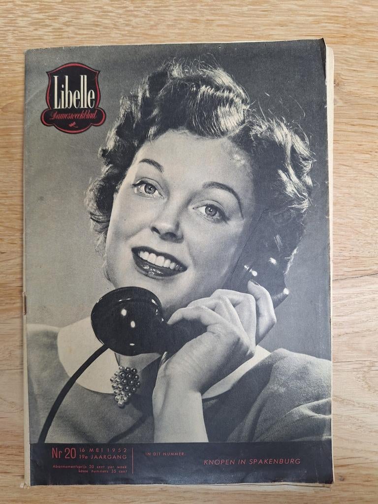 Libelle Damesblad nr 20, 16 mei 1950 (19e jaargang), Boeken, Tijdschriften en Kranten, Ophalen of Verzenden