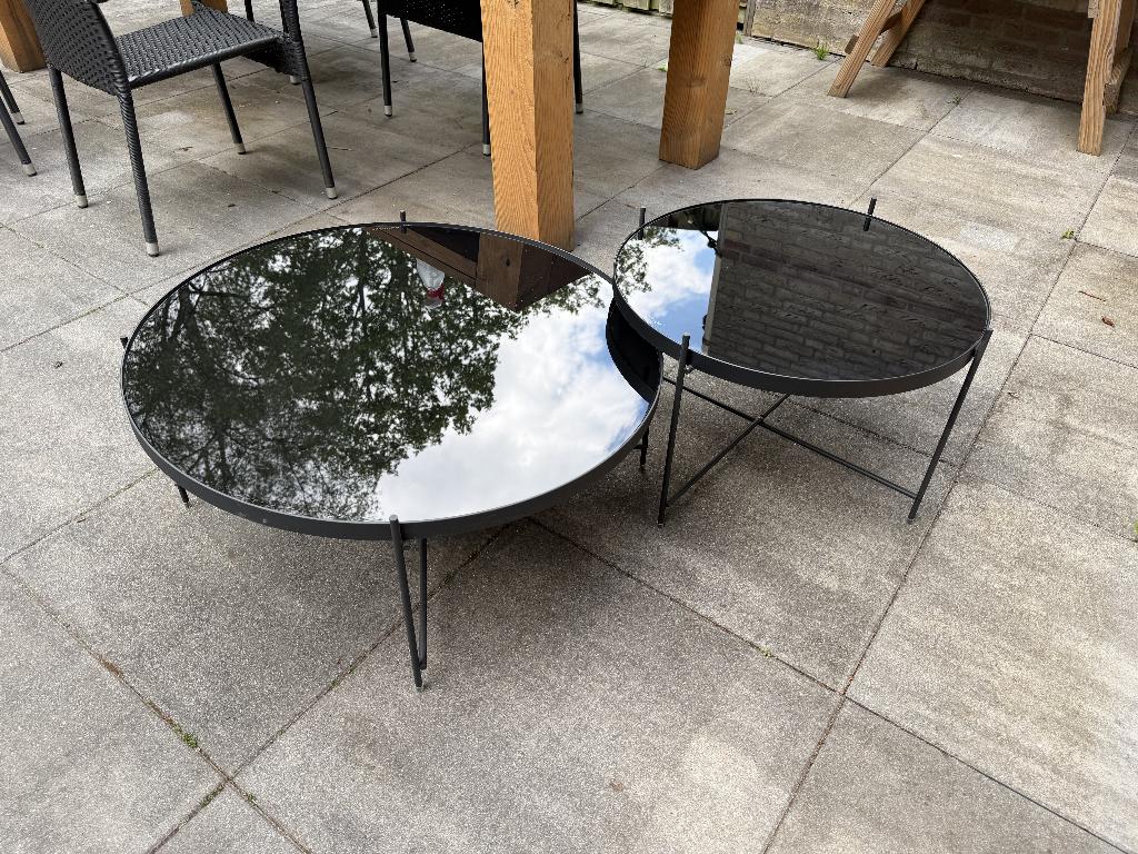Zuiver salontafel Cupid L & XXL, Huis en Inrichting, Tafels | Salontafels, Ophalen, Gebruikt, 50 tot 100 cm, Rond