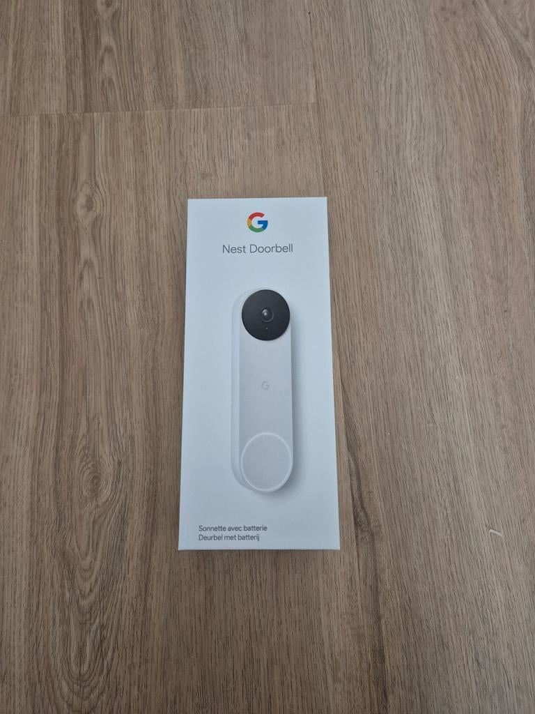 Google Nest Doorbell (Batterij), Huis en Inrichting, Deurbellen, Ophalen of Verzenden, Bewegingsdetectiesensor, Gebruikt, Draadloos
