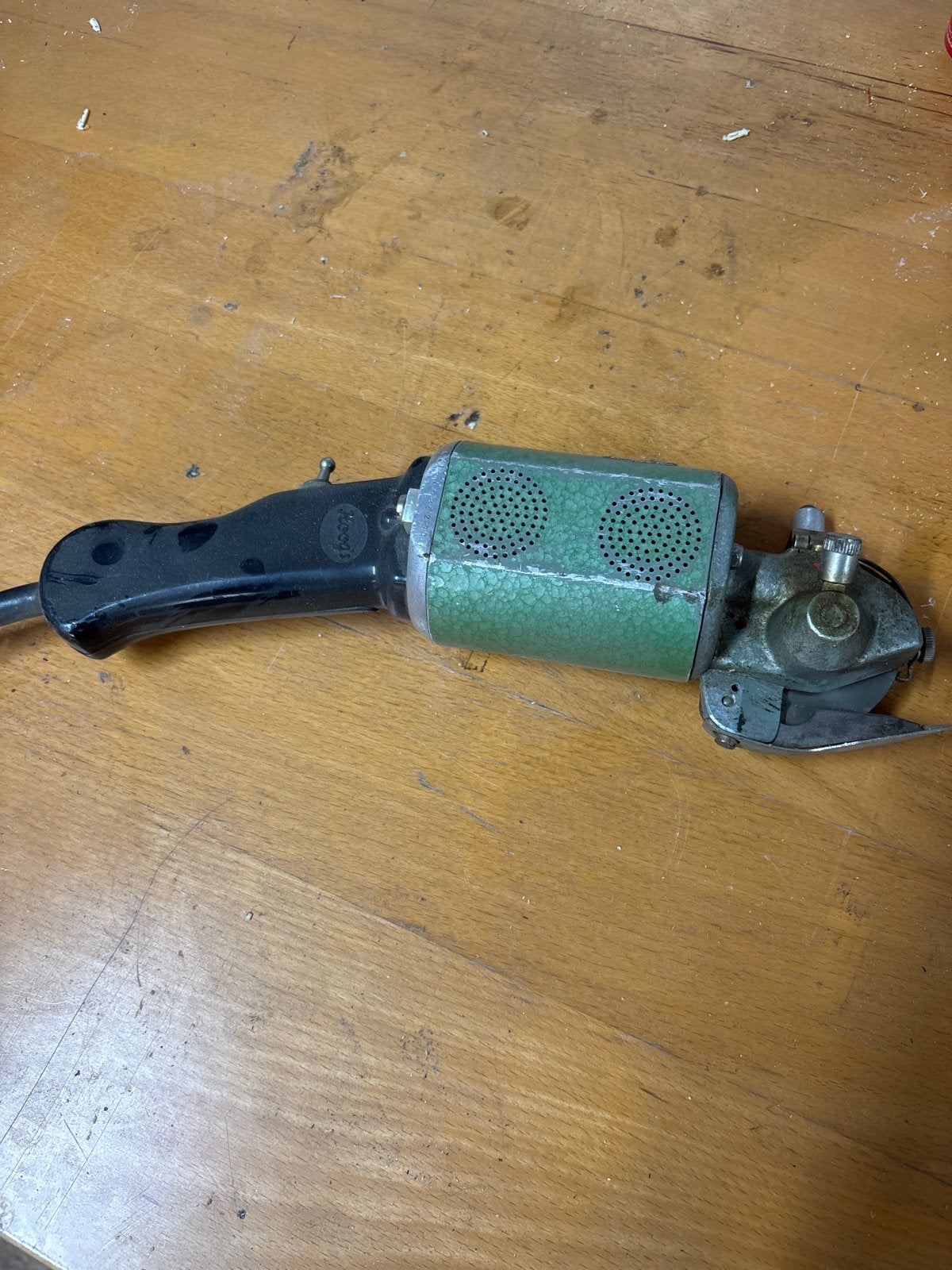 Vintage elektrische snijmachine - Importeur Jan Huizink, Ophalen, Gebruikt, Snijgereedschap, Overige merken