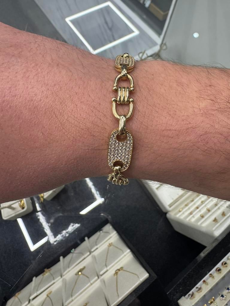 14K Goud - Gouden Armband - 14Karaat - Nieuw - 29.24gr, Sieraden, Tassen en Uiterlijk, Armbanden, Ophalen of Verzenden, Nieuw