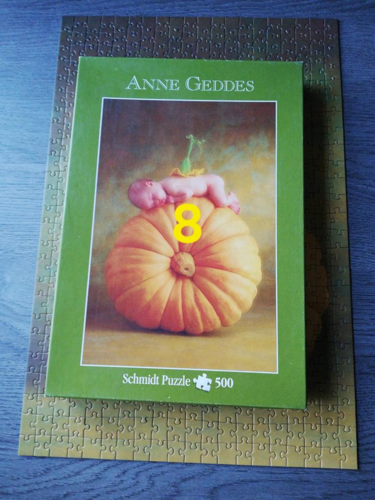 Puzzel 500 stukjes compleet schmidt puzzel Anne Geddes, Ophalen of Verzenden, 500 t/m 1500 stukjes, Zo goed als nieuw