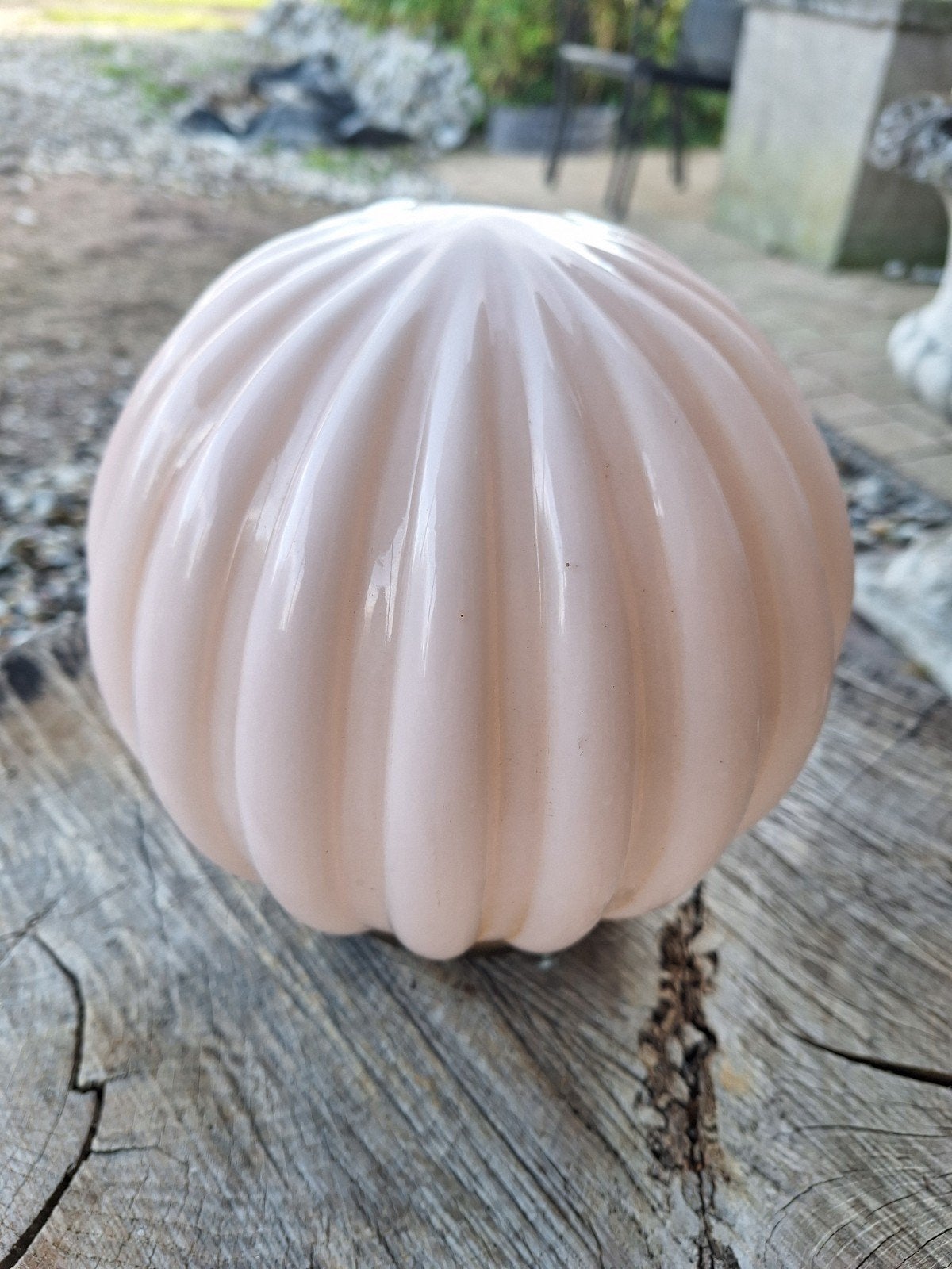 Thabur Art Deco Roze Lampenkap Jaren '30 (Zonder Binnenwerk), Antiek en Kunst, Ophalen of Verzenden