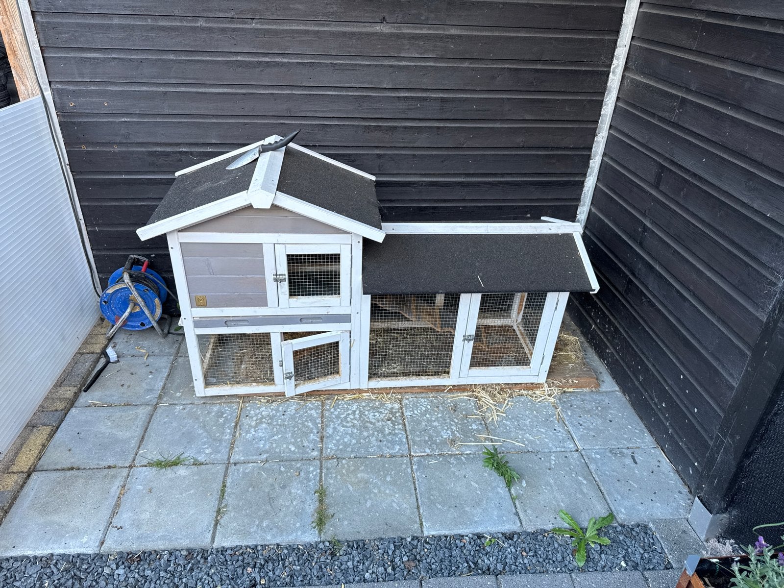 Gratis konijnenhok, Ophalen of Verzenden, 110 cm of meer, Hok, 90 cm of meer
