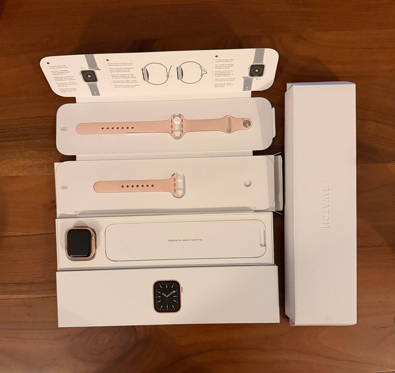 Apple Watch Series 6 Rose Gold, Ophalen of Verzenden, Zo goed als nieuw, Roze, IOS