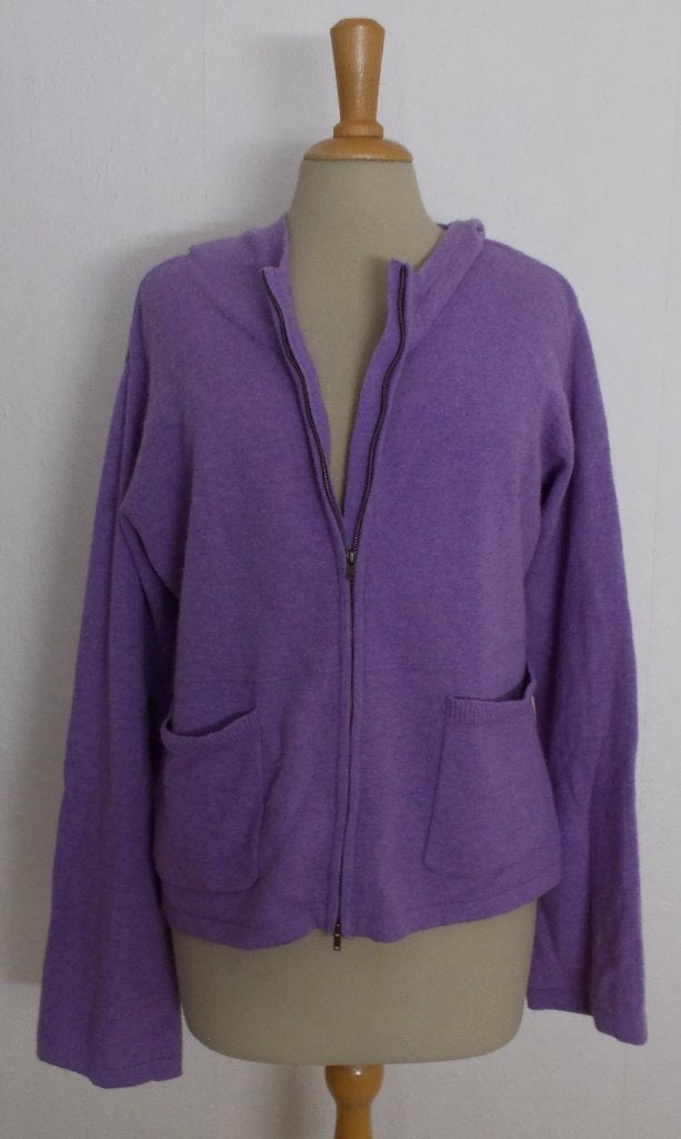 Lambswol/angora mix vest met capuchon van Masai! L, Verzenden, Zo goed als nieuw, Maat 42/44 (L), Overige kleuren