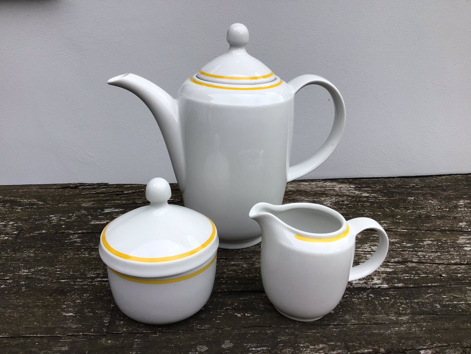 Koffie/theepot - suikerpot en melkkan - merk Kahla, Antiek en Kunst, Antiek | Servies compleet, Ophalen of Verzenden