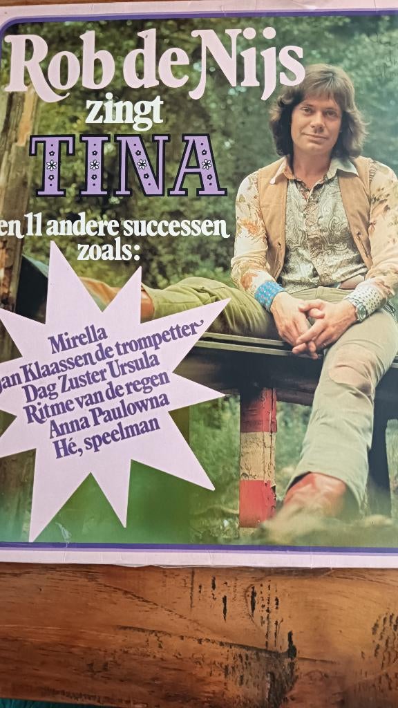 Rob de Nijs  zingt Tina lp, Ophalen, Gebruikt, Levenslied of Smartlap, 12 inch