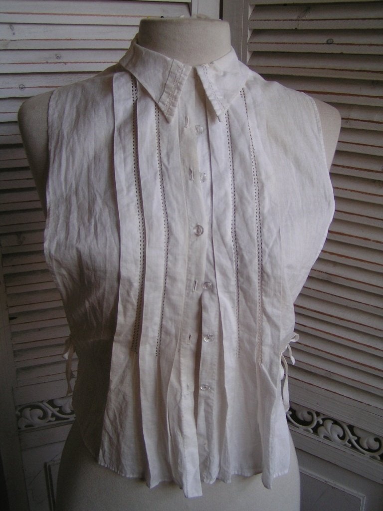 antieke kraag van dunne batist nr AA 1365, Antiek en Kunst, Verzenden, Dames