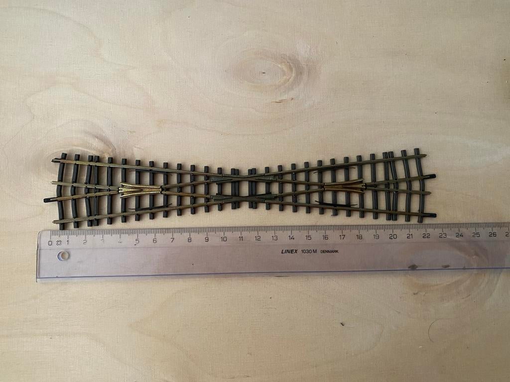 Bemo H0m wissel 4216 - Gebruikt, Hobby en Vrije tijd, Modeltreinen | H0, Overige merken, Gebruikt, Gelijkstroom, Rails