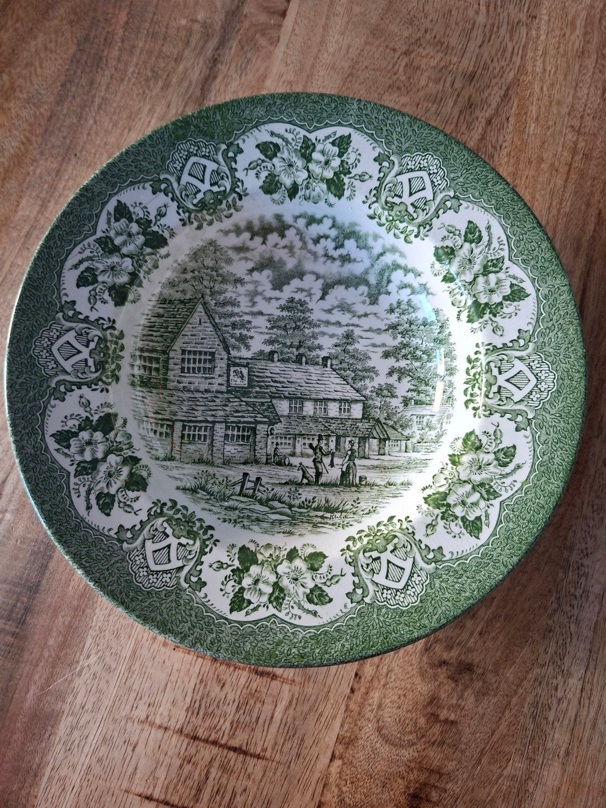 Vintage Engels diep bord uit de Old Inns serie, Ophalen