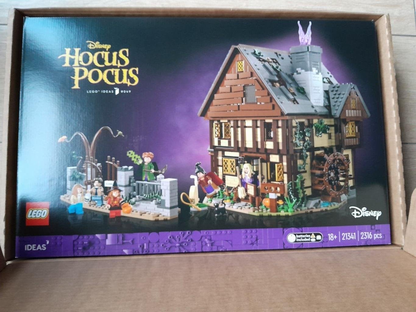 LEGO 21341 Disney Hocus Pocus Sanderson sisters, Ophalen of Verzenden, Nieuw, Overige merken